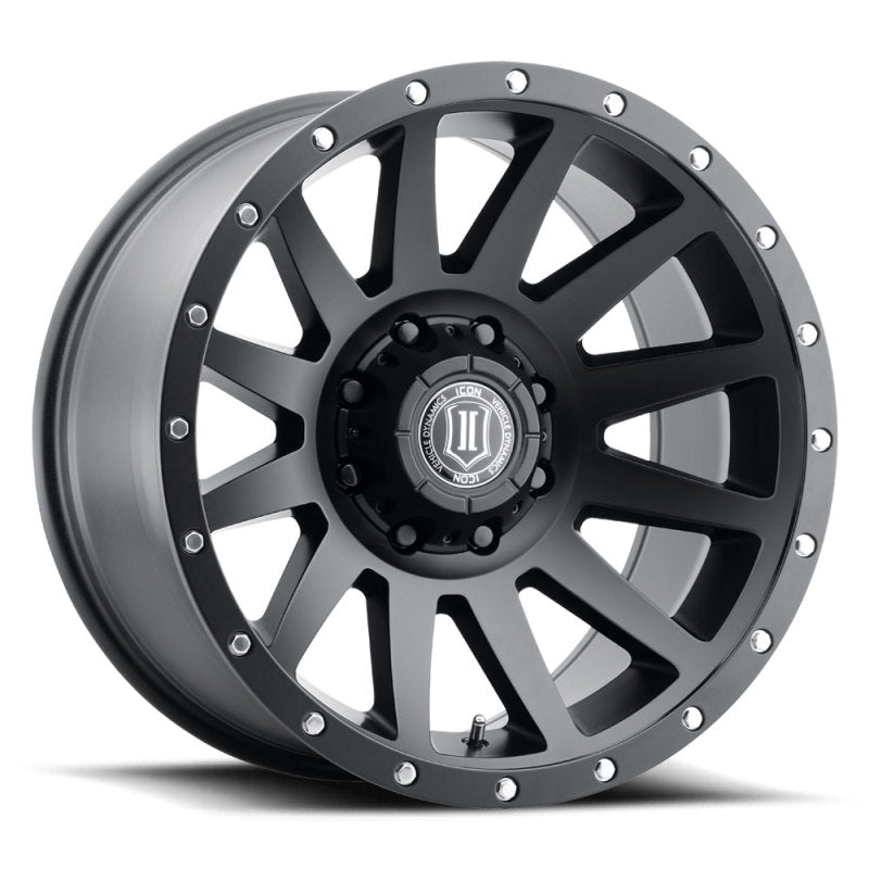 ICON Compression 20x10 8x170 -19mm Offset 4.75in BS 125mm Bore Satin Black Wheel - GTR Auto
