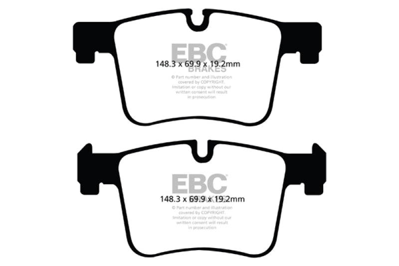 EBC 14+ BMW 228 Coupe 2.0 Turbo ATE calipers Greenstuff Front Brake Pads - GTR Auto