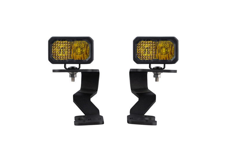 Diode Dynamics 2022 Toyota Tundra C2 Pro Stage Series Ditch Light Kit- Yellow Combo - GTR Auto