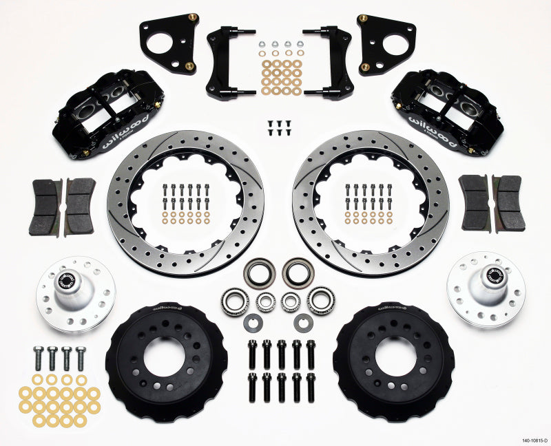 Wilwood Narrow Superlite 6R Front Hub Kit 12.88in Drilled 62-72 CDP B & E Body-Drum - GTR Auto