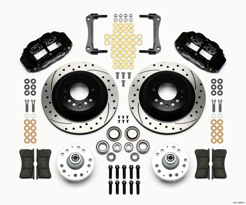 Wilwood Narrow Superlite 6R Front Hub & 1PC Rtr Kit 12.88in Drilled 79-81 Camaro - GTR Auto