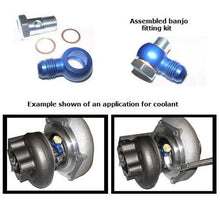 Load image into Gallery viewer, ATP Banjo Fitting Kit Aluminum Banjo Fitting 14mm Hole (for 14mm Bolt) with -6AN Male Flare