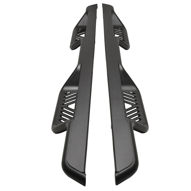 Westin 15-22 Ford F-150 SuperCrew / 17-22 F-250/350 Crew Cab Outlaw Nerf Step Bars - Textured Black - GTR Auto