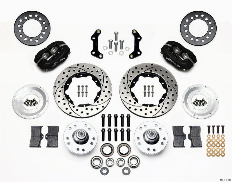 Wilwood Forged Dynalite Front Kit 11.00in Drilled 73-80 CDP A B E & F Body - GTR Auto