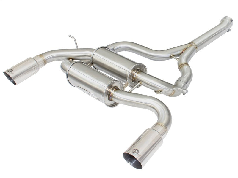 aFe MACHForce XP SS-304 Polish Tip 2.5in Dia Axle Back Exhaust 12-15 BMW 335i (F30) 3.0L (t) - GTR Auto