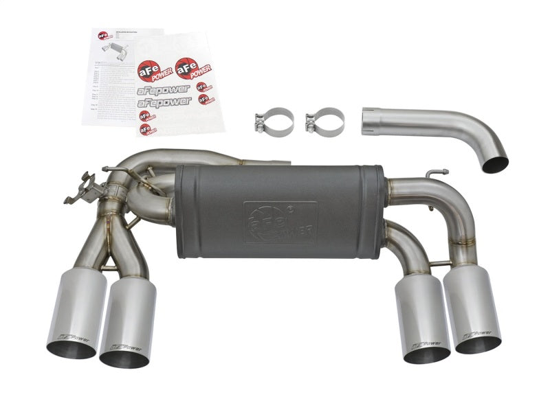 aFe MACHForce XP 3in - 2 1/2in Axle Back 304SS Exhaust w/ Polished Tips 16-17 BMW M2 (f87) - GTR Auto