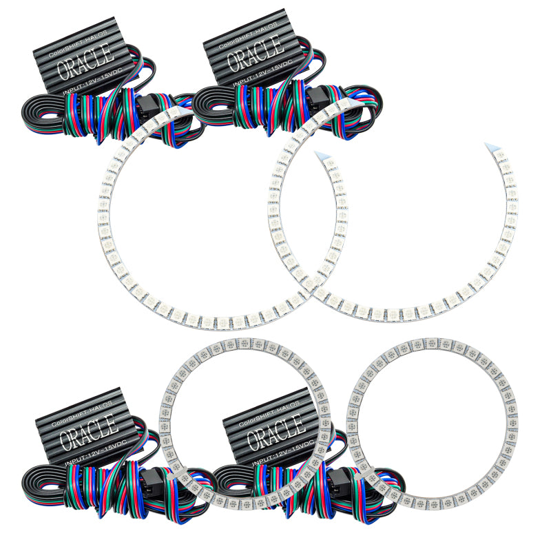 Oracle BMW 6 Series 06-10 Halo Kit - ColorSHIFT w/o Controller - GTR Auto