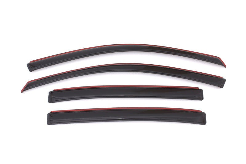 AVS 13-17 Honda Accord Ventvisor In-Channel Front & Rear Window Deflectors 4pc - Smoke - GTR Auto