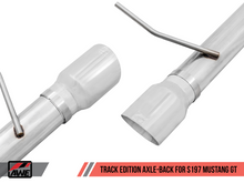 Load image into Gallery viewer, AWE Tuning S197 Mustang GT Axle-Back Exhaust - Track Edition (Chrome Silver Tips)