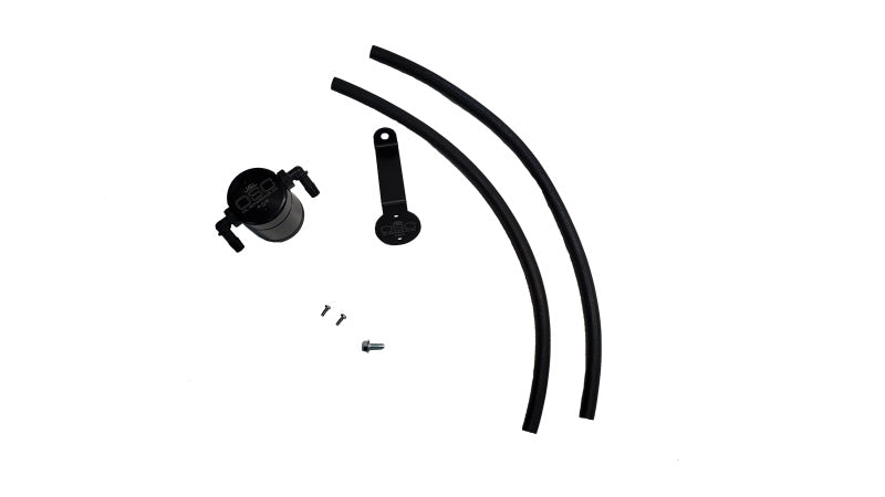 J&amp;L 19-24 Ford/Lincoln SUV &amp; Trucks w 2.0 EcoBoost Driver Side Oil Separator 3.0 - Black Ano - GTR Auto