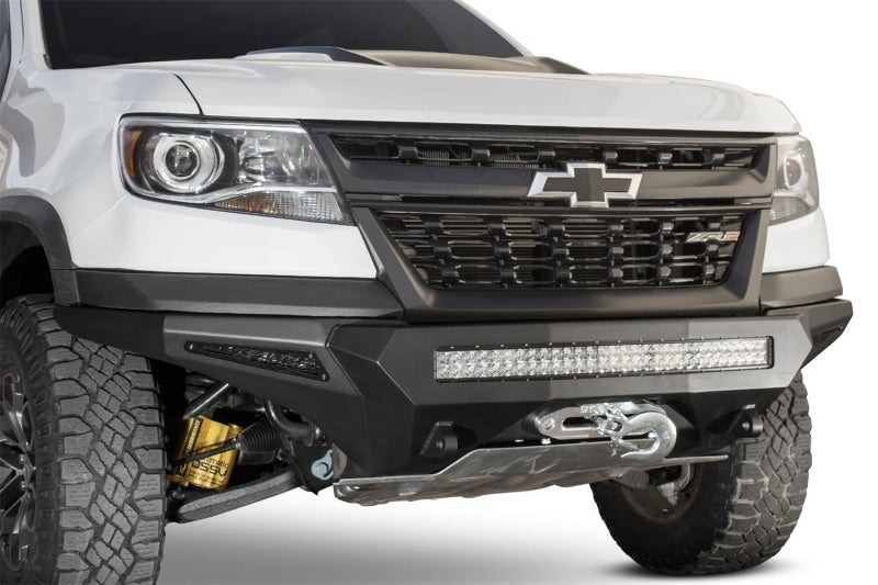 Addictive Desert Designs 17-18 Chevy Colorado Stealth Fighter Front Bumper w/ Winch Mount - GTR Auto