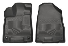 Load image into Gallery viewer, Husky Liners 2014 Acura MDX All Models Weatherbeater Black Front Floor Liners - GTR Auto