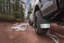Load image into Gallery viewer, Husky Liners Universal 12in Wide Black Rubber Front Mud Flaps w/o Weight - GTR Auto