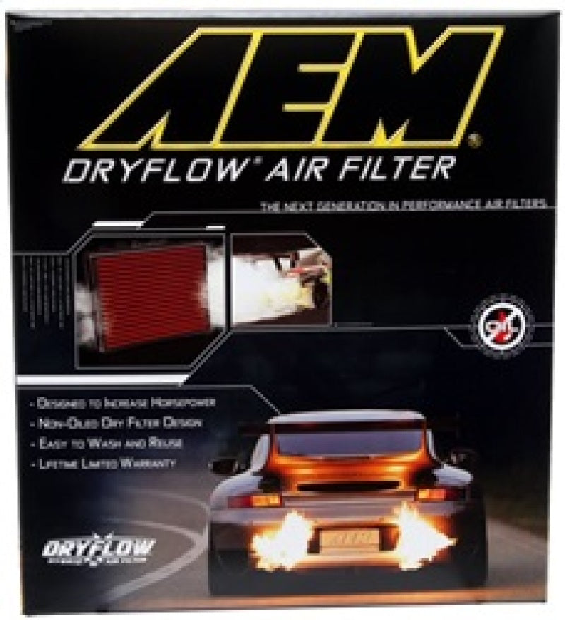 AEM 07-10 Impreza / 08-10 Forester 8.75in O/S L x 8.563in O/S W x 2.438in H DryFlow Air Filter - GTR Auto