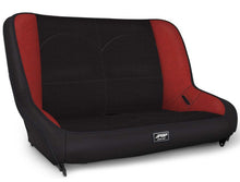 Load image into Gallery viewer, PRP Jeep CJ7/YJ Low Back Rear Bench - Black/Red