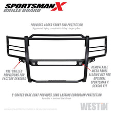 Load image into Gallery viewer, Westin 16-18 Chevy Silverado 1500 Sportsman X Grille Guard - Textured Black - GTR Auto