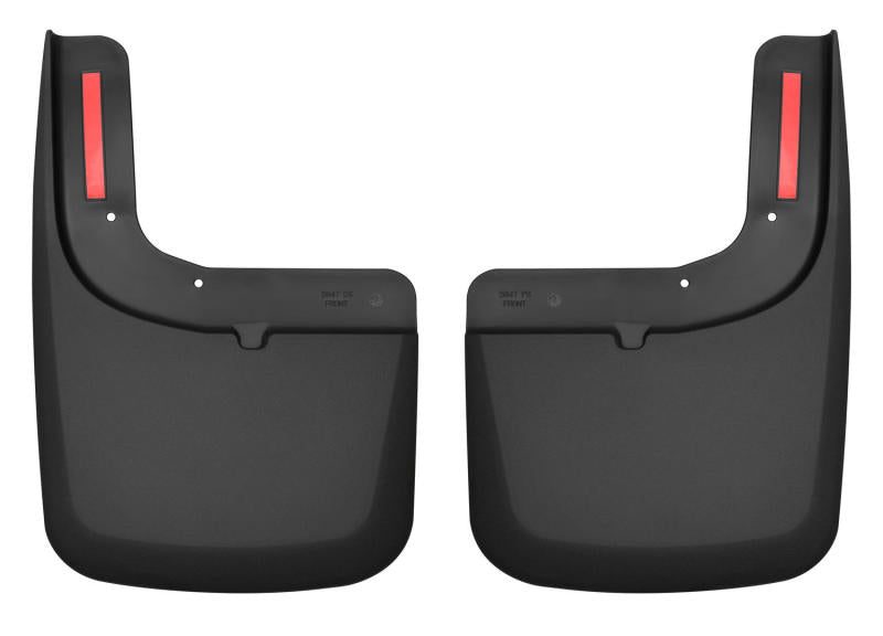 Husky Liners 2017 Ford F-250 / F-350 Super Duty Black Front Mud Guards (w/Flares) - GTR Auto