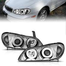 Load image into Gallery viewer, ANZO 2000-2004 Infiniti I30 Projector Headlights w/ Halo Chrome - GTR Auto