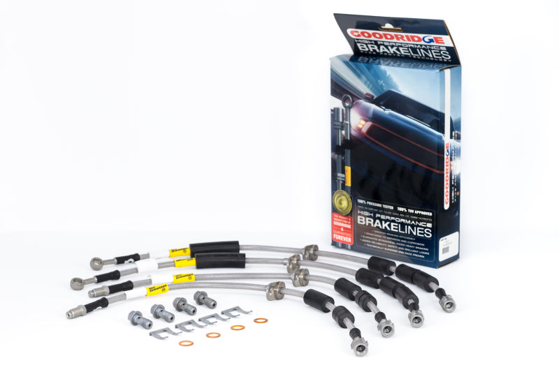 Goodridge 17-18 Ford Escape (All Models) SS Brake Line Kit - GTR Auto