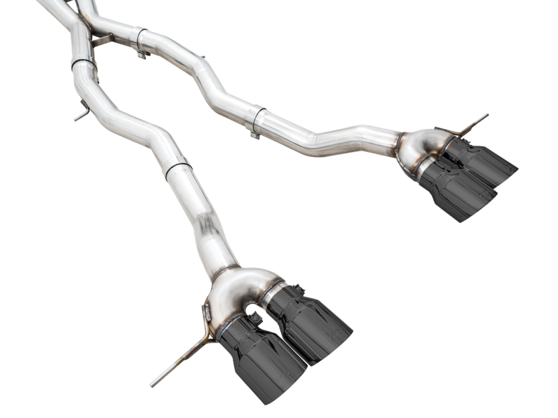 AWE Tuning Track Edition Cat-Back Exhaust for BMW G8X M3/M4 - Diamond Black Tips - GTR Auto