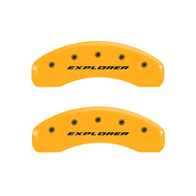 Load image into Gallery viewer, MGP 4 Caliper Covers Engraved Front &amp; Rear Oval logo/Ford Black finish silver ch - GTR Auto