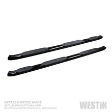 Load image into Gallery viewer, Westin 2019 Chevrolet Silverado Double Cab w/ 6.5in Bed PRO TRAXX 5 W2W Oval Nerf Step Bars - Black - GTR Auto