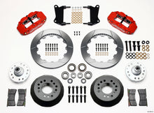 Load image into Gallery viewer, Wilwood Narrow Superlite 6R Front Hub Kit 12.88in Red 67-69 Camaro 64-72 Nova Chevelle - GTR Auto
