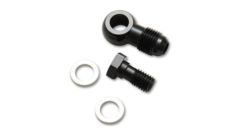 Vibrant -8AN Male Banjo Fitting 10mm x 1.0 Metric Aluminum + 2 Washers 11530
