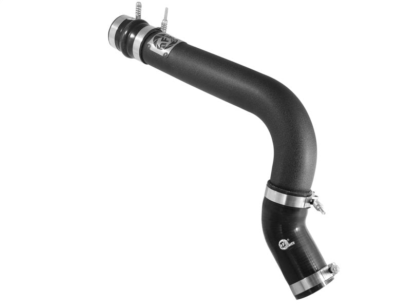 aFe BladeRunner 3in Black Intercooler Tube Hot Side w/ Couplings & Clamps 13-14 Dodge RAM 6.7L (td) - GTR Auto