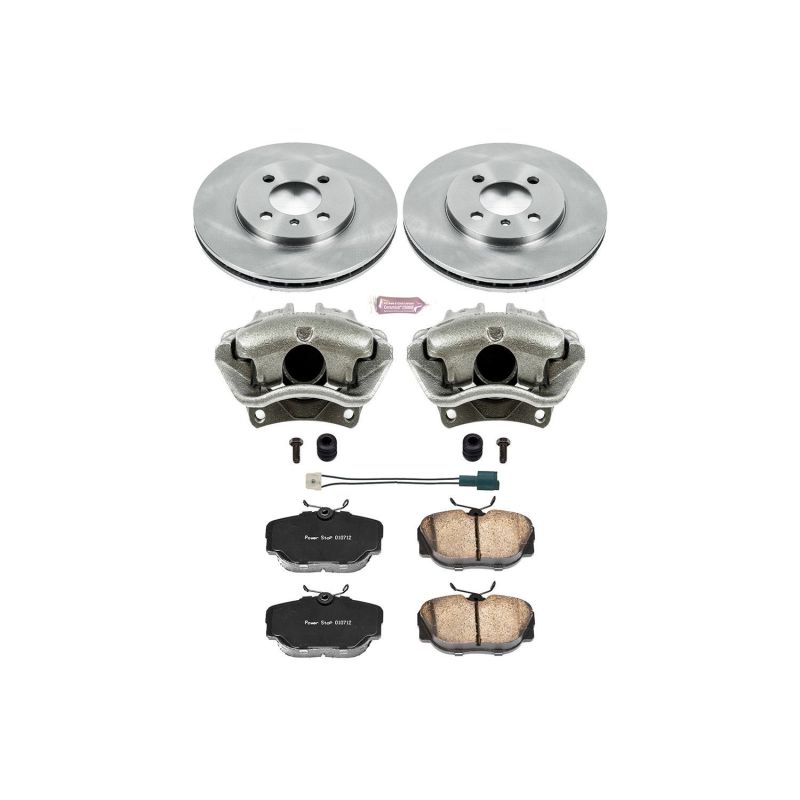 Power Stop 91-92 BMW 318i Front Autospecialty Brake Kit w/Calipers - GTR Auto