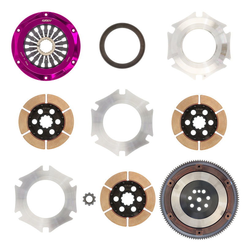 Exedy 1996-1996 Mitsubishi Lancer Evolution IV L4 Hyper Triple Cerametallic Clutch Rigid Pull Type - GTR Auto