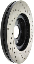 Load image into Gallery viewer, StopTech 03-09 Chrysler PT Cruiser Tur / 03-05 Dodge Neon SRT-4 Front Right Slotted &amp; Drilled Rotor - GTR Auto