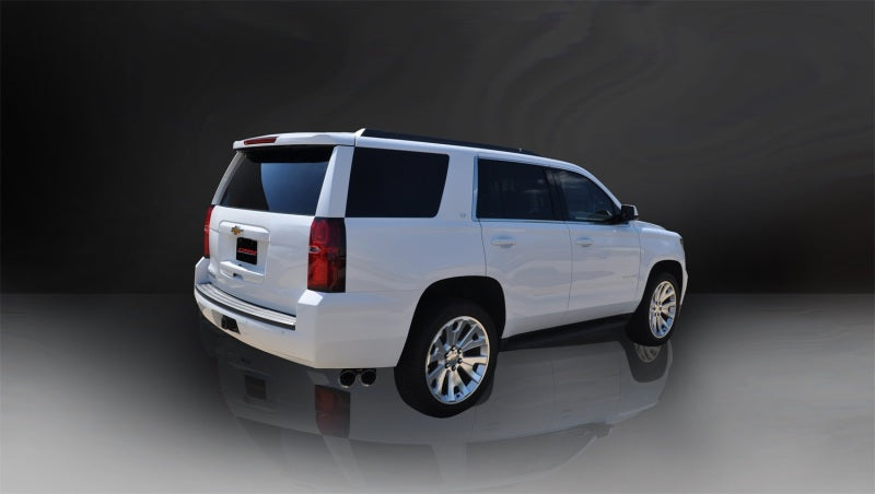 Corsa 2015-2020 Chevy Tahoe/GMC Yukon Cat-Back Exhaust Sport 3in Single Side Twin Polished 4in Tips - GTR Auto