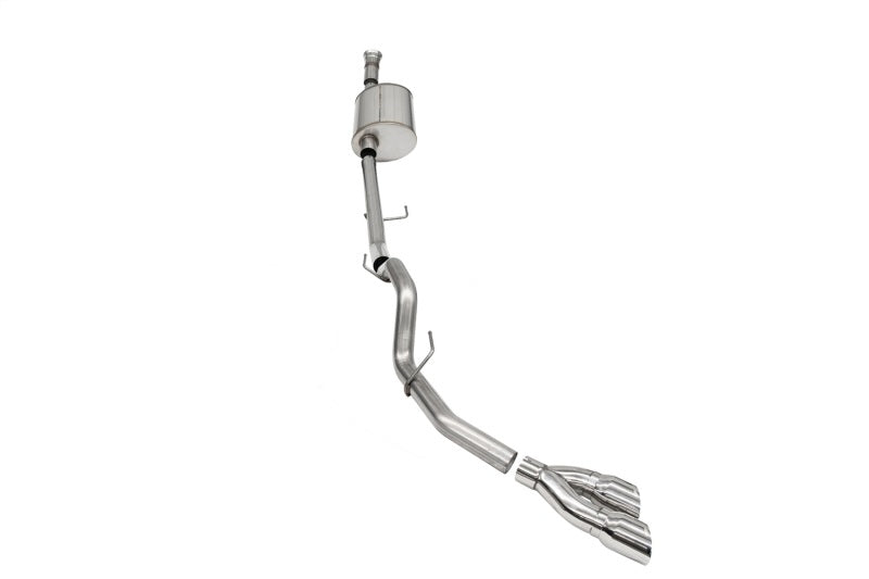Corsa 2021-2025 Ford F-150 SuperCab/6.5in Bed 5.0L V8 Sport Cat-Back Single Side Exit-Polished - GTR Auto
