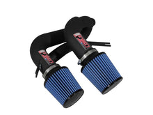 Load image into Gallery viewer, Injen 08-09 535i E60 3.0L L6 Twin intake &amp; AMSOIL Filters Wrinkle Black Short Ram Intake - GTR Auto