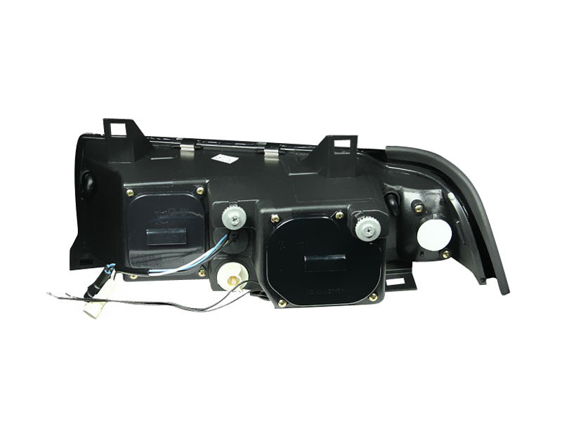 ANZO 1992-1998 BMW 3 Series E36 Projector Headlights w/ Halo Black (CCFL) G2 - GTR Auto