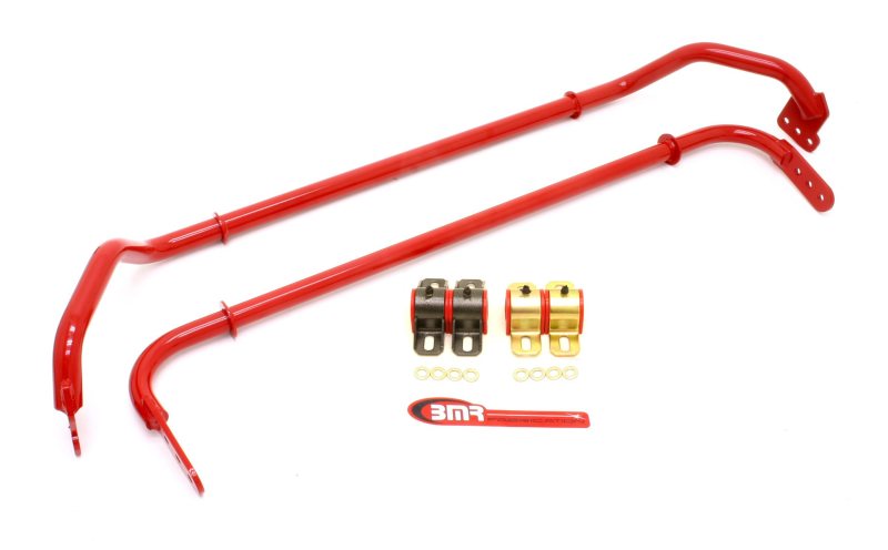 BMR 10-11 5th Gen Camaro Front & Rear Sway Bar Kit w/ Bushings - Red - GTR Auto