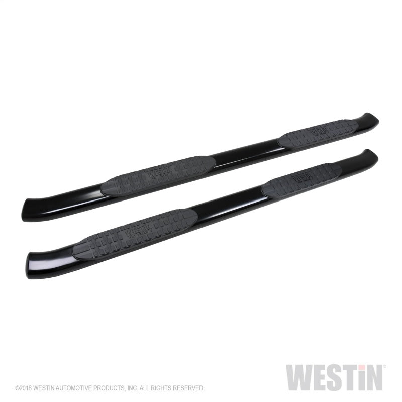 Westin 2019 Chevrolet Silverado/Sierra 1500 Crew Cab Non LD PRO TRAXX 5 Oval Nerf Step Bars - Black - GTR Auto