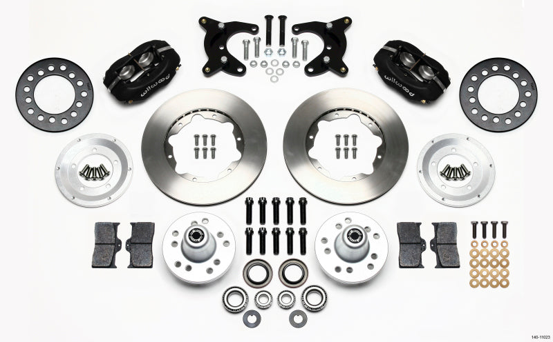 Wilwood Forged Dynalite Front Kit 11.00in 65-72 CDP A Body - 10in Drum - GTR Auto