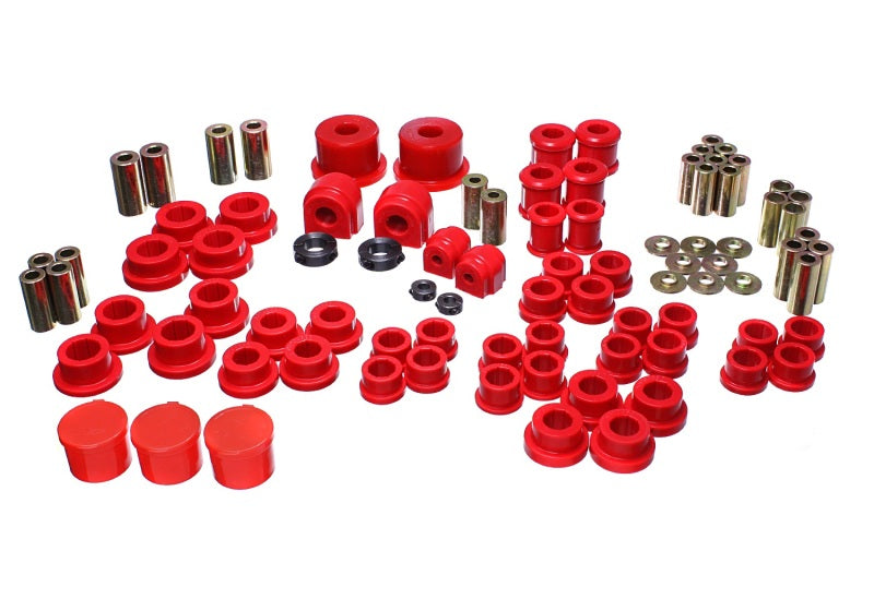Energy Suspension 2016 Mazda Miata (ND) Red Hyper-flex Master Bushing Set - GTR Auto