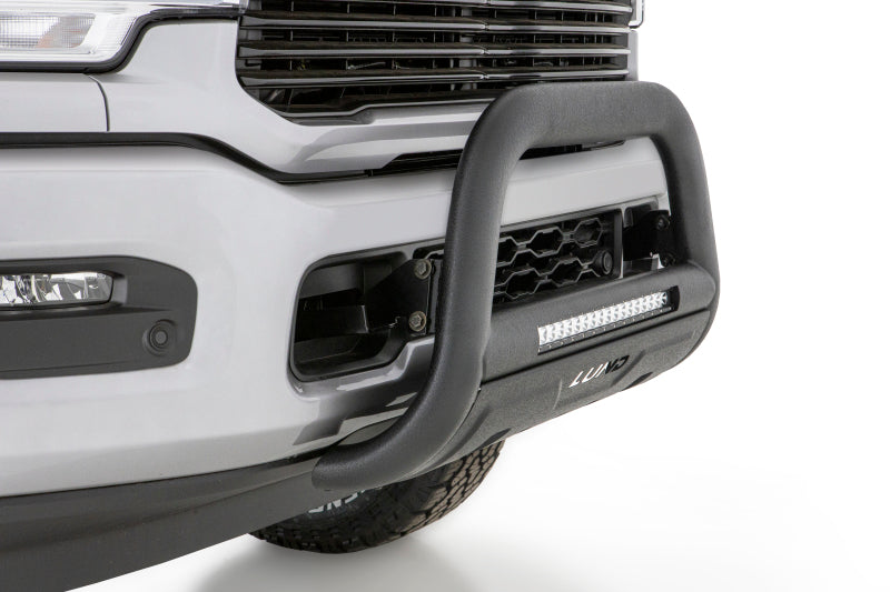 Lund 20-22 Chevrolet Silverado 2500HD/3500HD Bull Bar w/Light & Wiring - Black - GTR Auto