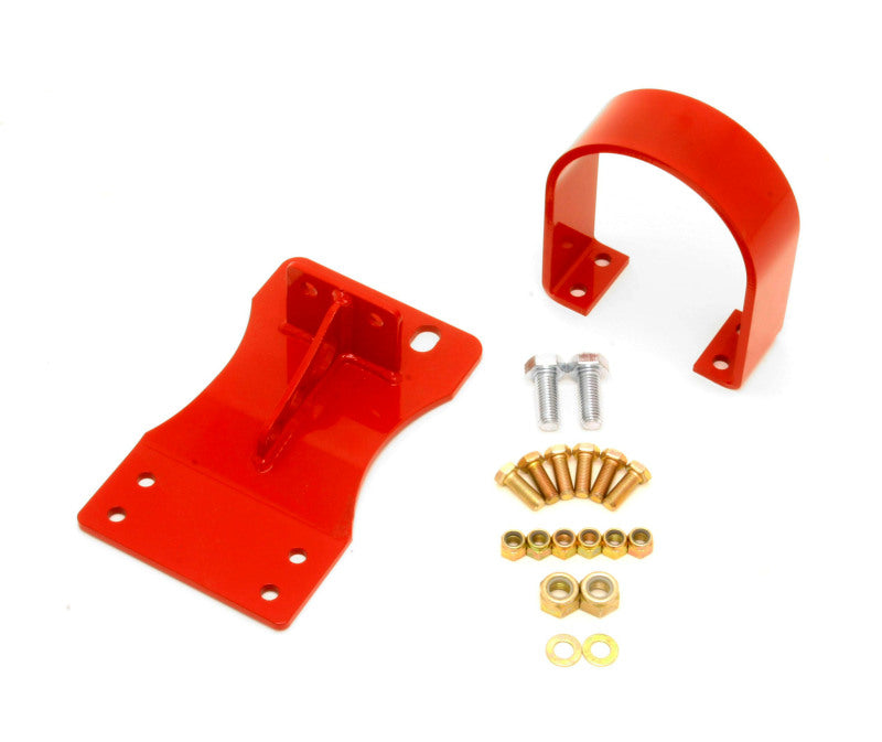 BMR 10-15 5th Gen Camaro V8 Auto Front Driveshaft Safety Loop - Red - GTR Auto