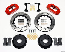 Load image into Gallery viewer, Wilwood Narrow Superlite 4R Rear Kit 14.00in Drill Red 65-82 Corvette C2/C3 - GTR Auto