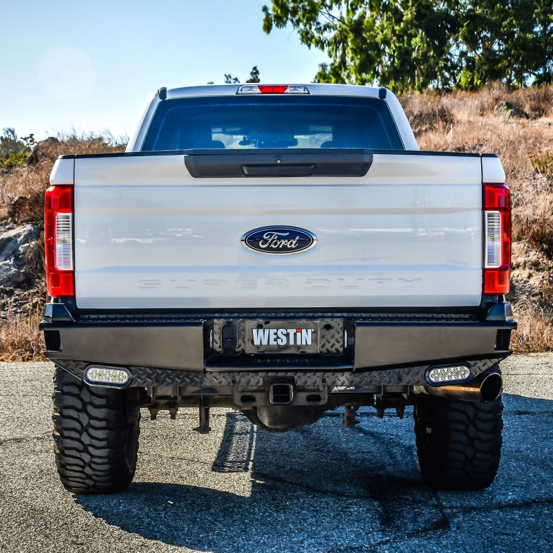 Westin 17-21 Ford F-250/350 HDX Bandit Rear Bumper - Black - GTR Auto