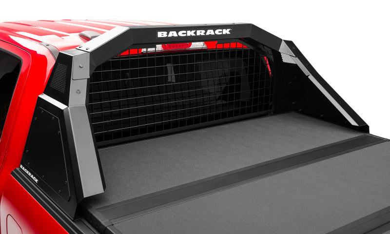 BackRack 2019-2022 Chevrolet Silverado 1500 / GMC Sierra 1500 Cab Safety Screen - Black - GTR Auto