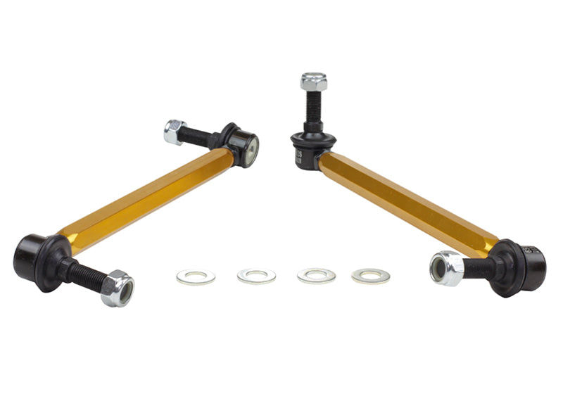 Whiteline 05+ Mustang Coupe 8cyl (Inc Shelby GT/ GT500) Front Swaybar Link Kit H/Duty Adj Steel Ball - GTR Auto