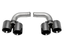 Load image into Gallery viewer, SOUL 05-08 Porsche 997.1 Carrera Muffler Bypass Pipes - Black Chrome Tips