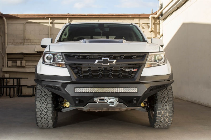 Addictive Desert Designs 17-18 Chevy Colorado Stealth Fighter Front Bumper w/ Winch Mount - GTR Auto