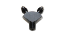 Load image into Gallery viewer, Vibrant -3AN x -3AN x 1/8in NPT Y-Adapter Fitting - Aluminum 10818