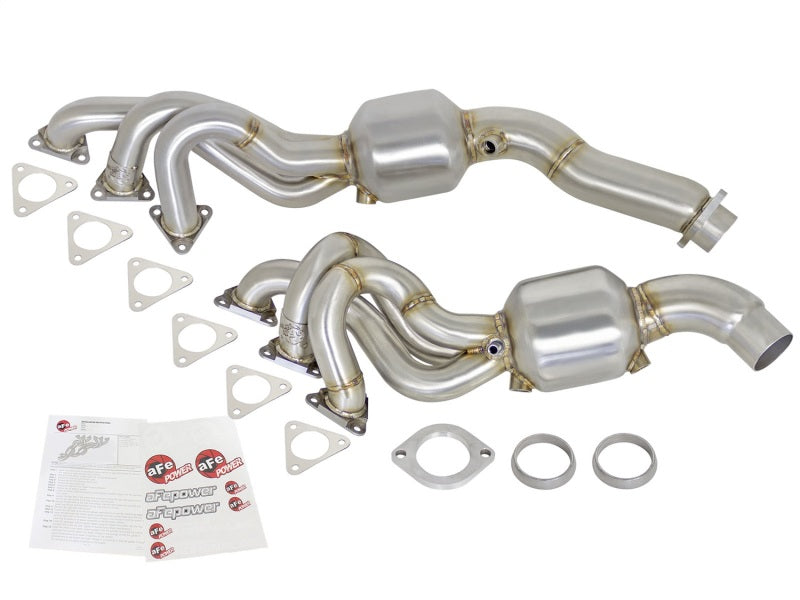 aFe Twisted Steel Headers (Catted) 01-06 BMW M3 L6-3.2L S54 - GTR Auto